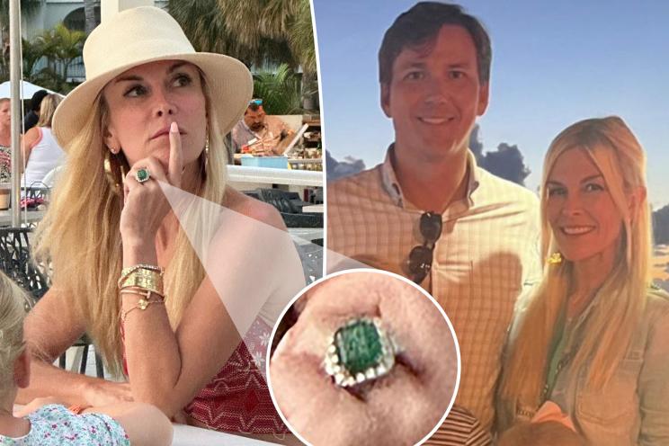 See Tinsley Mortimer’s enormous $500K emerald engagement ring from fiancé Robert Bovard